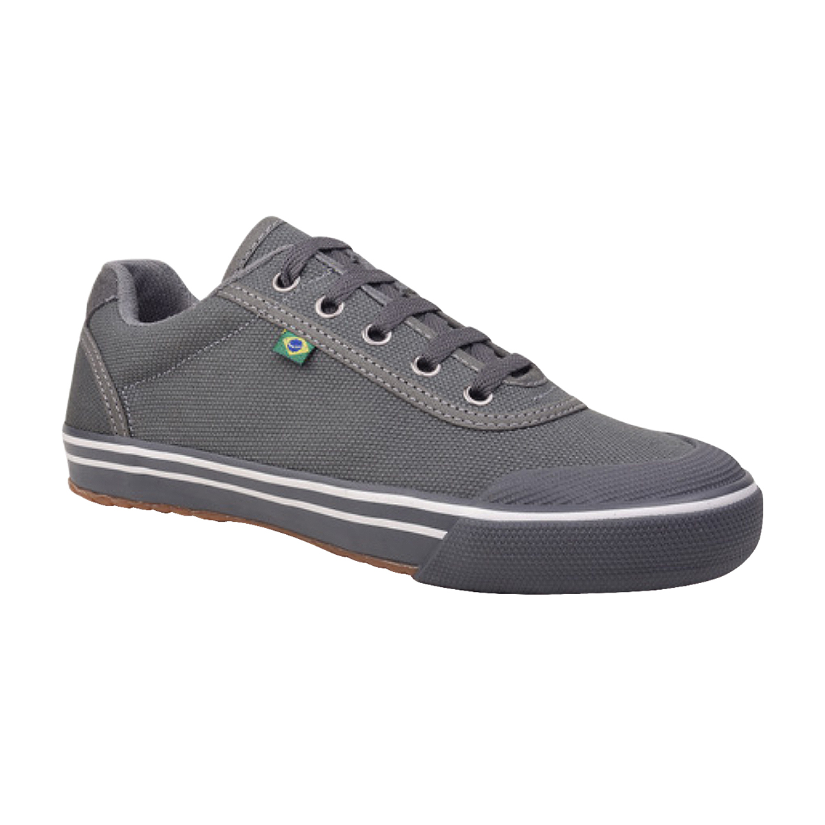 Tênis Authentic Futsal Lona REF 10 Cinza