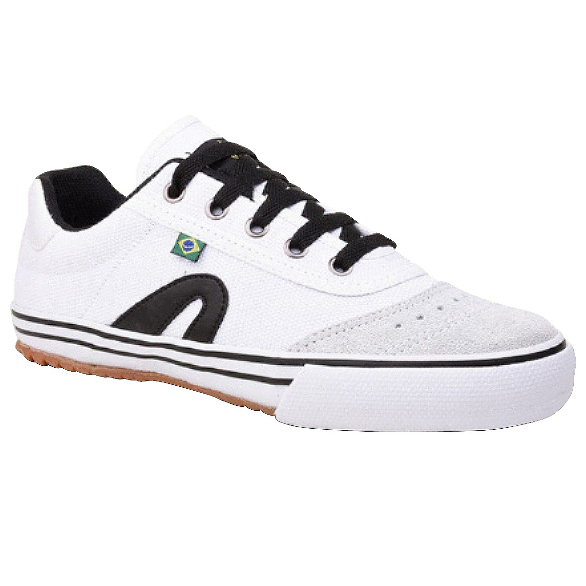 Tênis Authentic Futsal Lona REF 300 Branco Preto