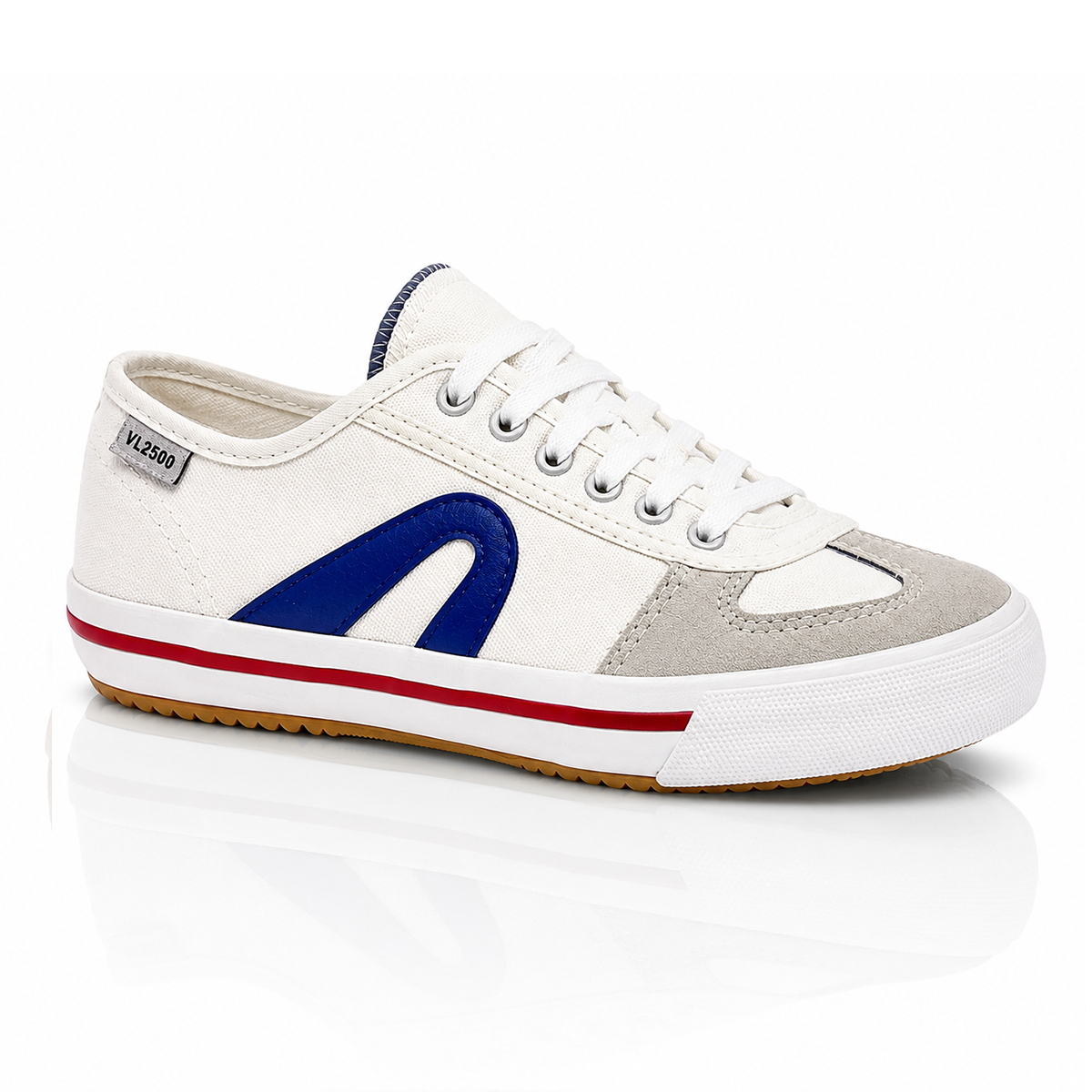 Tênis VL 2500 Branco Azul Vermelho